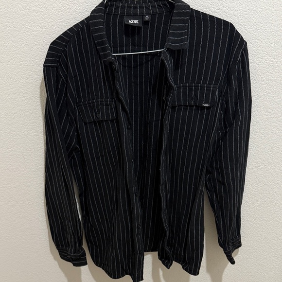Vans Other - Vans Men's Black Pinstripe Shirt flanel